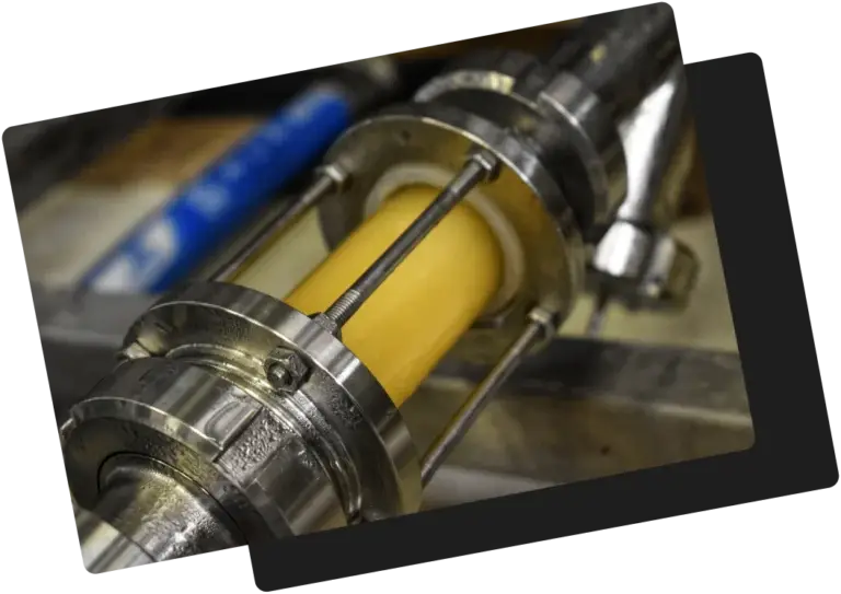Détail d’un équipement de brassage utilisé pour la production de bière artisanale